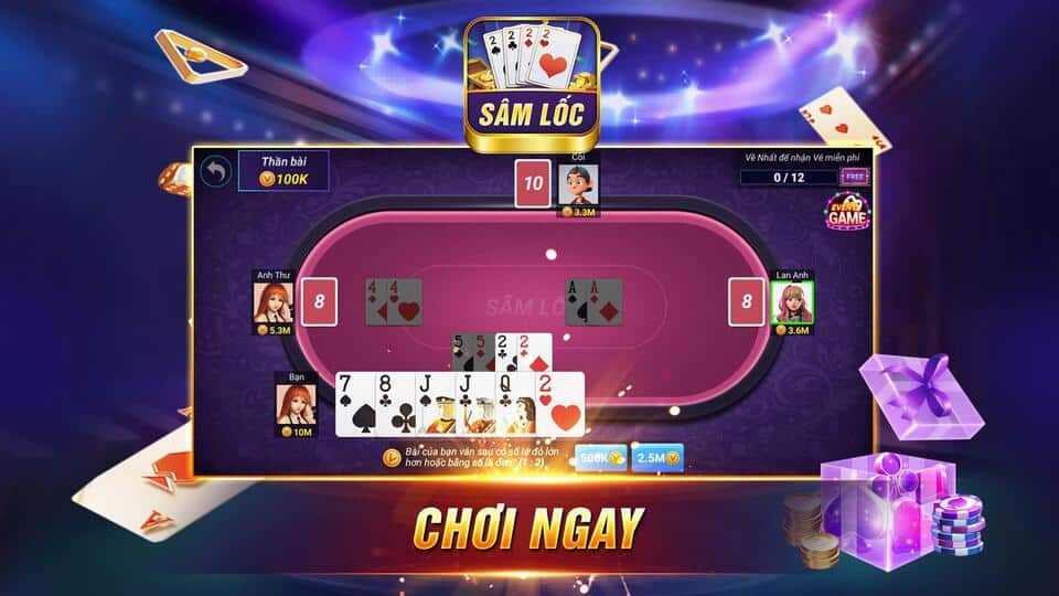 Game bài đổi thưởng sâm lốc hấp dẫn của WW88